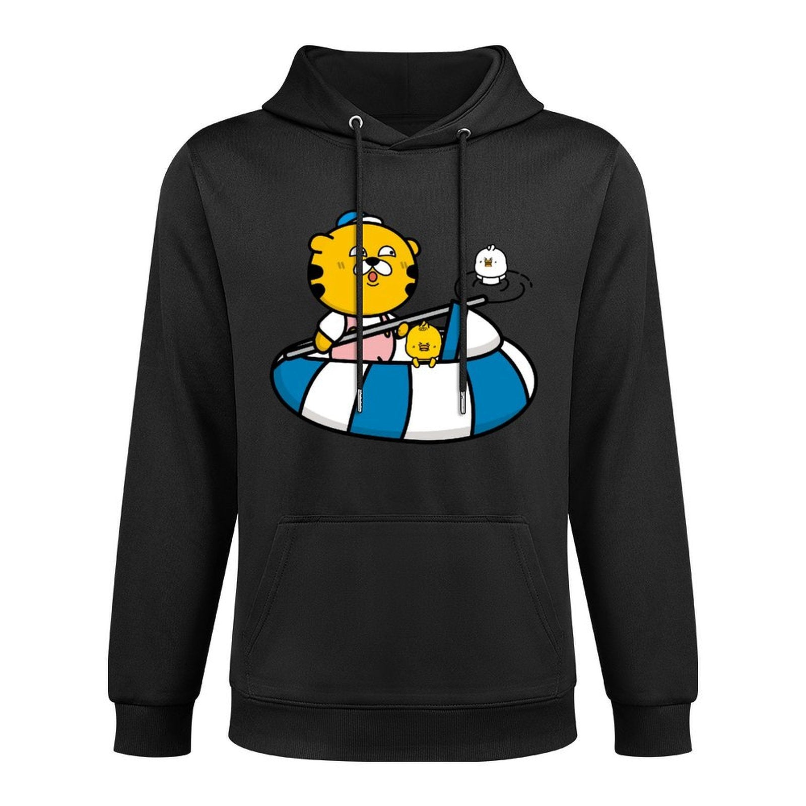 Tear-Resistant Urban Front Graphic Hoodies